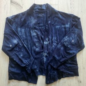 Tie-Dye Open Cardigan